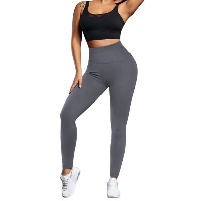 Ruched scrunch butt lift fitness seamless legging (4)