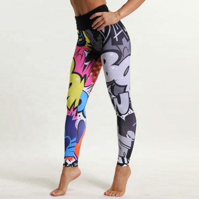 Women sportswear animal print leggings (4)