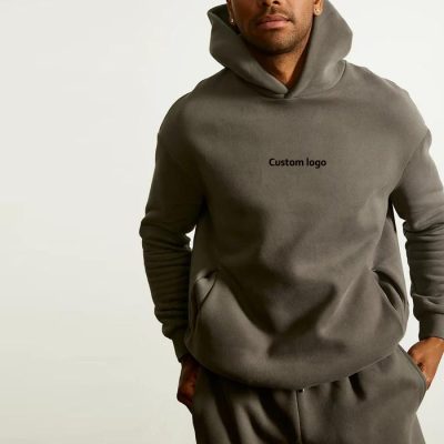 Custom black blank fleece pullover sweatshirts (3)