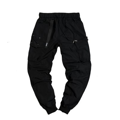 Loose polyester stitching track pants for men (1)