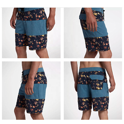 Polyester 5% spandex mens sports swimwear (2)