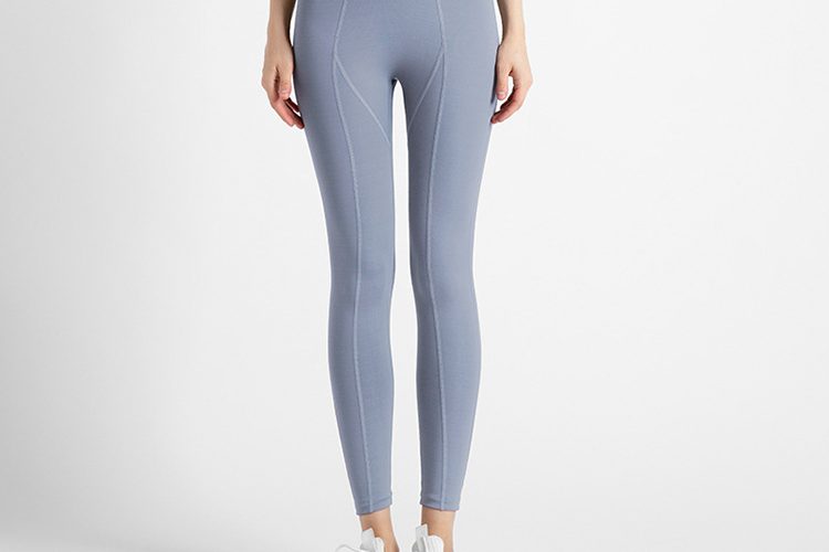 Solid color warm cotton sport leggings (2)