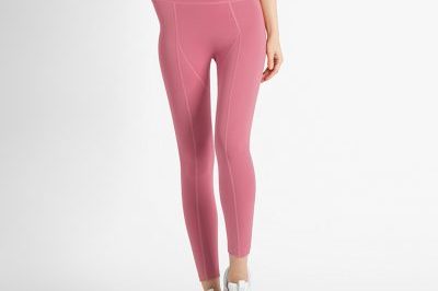 Solid color warm cotton sport leggings (4)