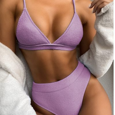 Summer women two piece bathing swimwear (4)