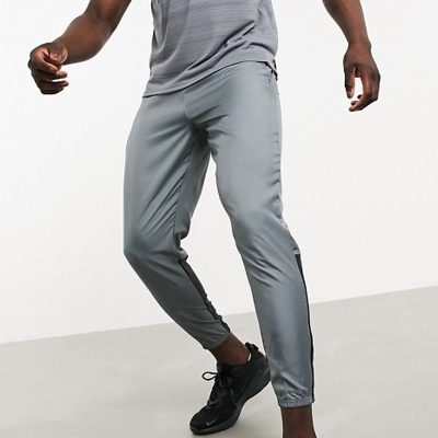 Wholesale printing logo patchwork track pants (5)