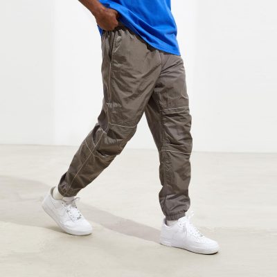 Windbreaker nylon wind track pants for men (2)